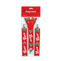 Candy Cane & Holly Suspenders